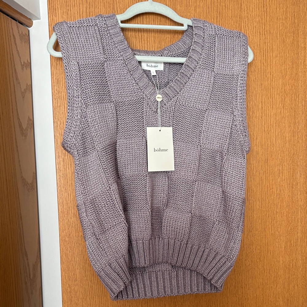 Bohme Lavender Knit Vest